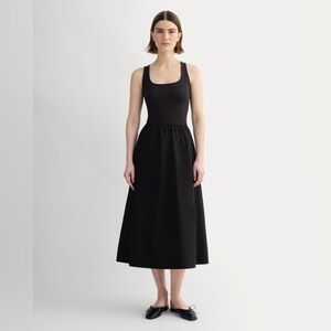 Everlane Black The Form Riviera Dress, Size Small